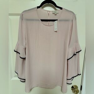 LOFT | light pink blouse